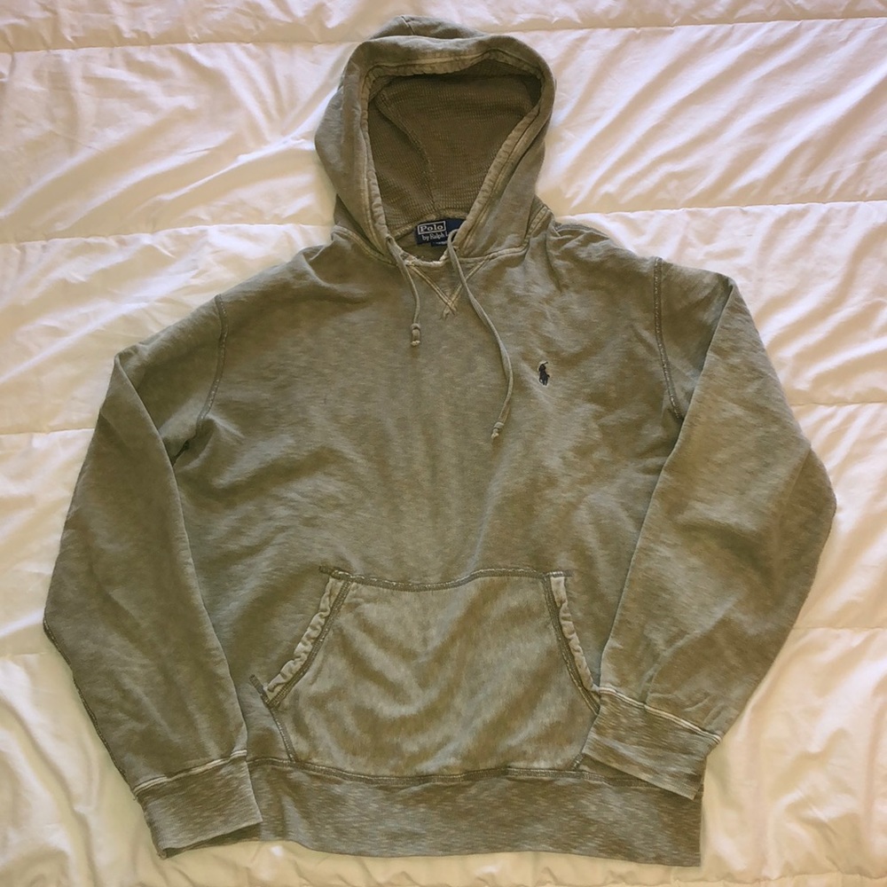 Polo Ralph Lauren army green Hoodie Hooded Sweater